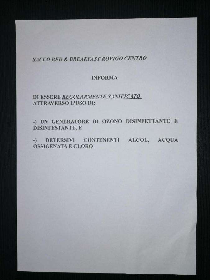Sacco Bed&Breakfast Rovigo Bagian luar foto